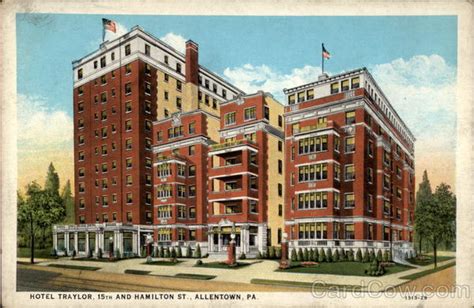 hotel traylor allentown pa  Hotel Traylor, Allentown, PA, Matchbox, w/ Wooden Matches, FREE SHIP In UsA (1