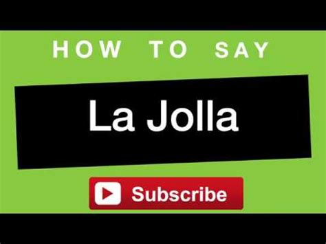 how do you pronounce la jolla Rate the pronunciation difficulty of la jolla shores