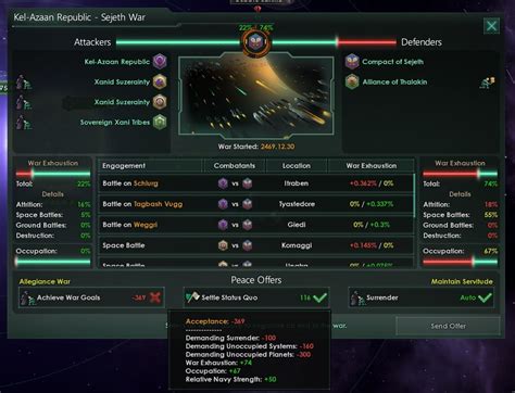 how to achieve war goals stellaris No war exhaustion doens't go over 100%