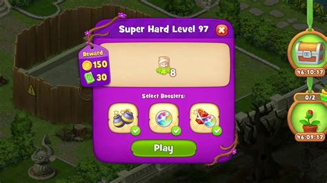 how to beat level 97 in gardenscapes Gardenscapes: Level 392 Walkthrough