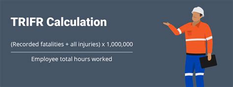 how to calculate trifr rate 4 lost time injuries for every one million man-hours worked