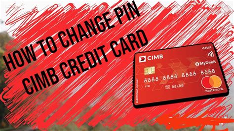 how to change cimb credit card pin  STEP 4