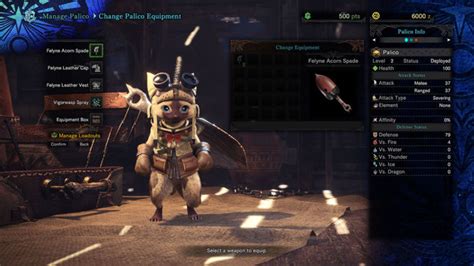 how to change palico gadget The first Gadget you have automatically
