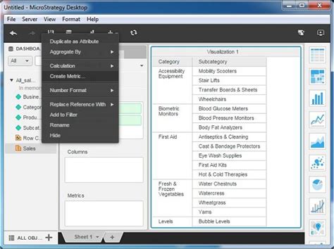 how to create joint child in microstrategy STEPS TO REPRODUCE: Create a document in MicroStrategy Developer or Web 10