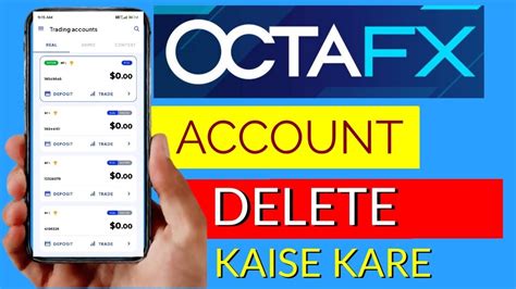 how to delete octafx account  Before trading options, carefully read Characteristics