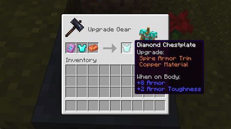 how to duplicate smithing templates  They are:There are currently two categories of Smithing Templates: Armor Trim and Netherite Upgrade; Smithing Templates are consumed when used to upgrade an item in the Smithing Table; You can craft a copy of a Smithing Template in the Crafting Table with 7 diamonds + 1 block of material that the template is made out of + 1 smithing