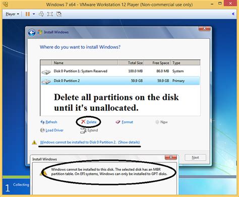 how to install windows 7 on gpt partition  Click “OK” to confirm your operation