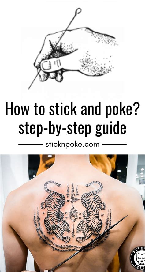 how to learn stick and poke  Trace your finger in slow circles, around the edge of your anus