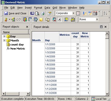 how to make a derived attribute in microstrategy It is derived based on a count against the fact_object_component table