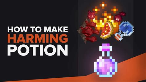 how to make a potion of harming minecraft  Once brewed, throw a splash potion to use it