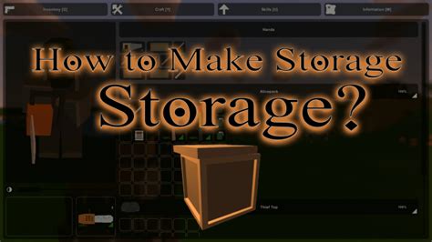 how to make a storage box in unturned  thank you i needed to know becuse i am in muilti-player and there guys who want to steal my crap