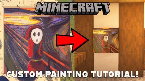 how to make custom paintings in minecraft  Start by heading to the Skin editor website