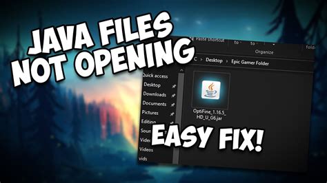 how to open jar files optifine When right clicking on the 