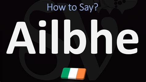 how to pronounce ailbhe Forvo: the pronunciation dictionary