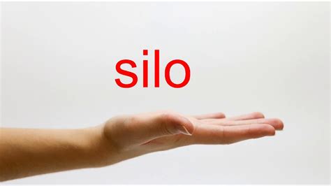 how to pronounce silo How to pronounce silo UK /ˈsaɪ