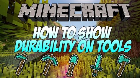 how to see tool durability minecraft bedrock 19