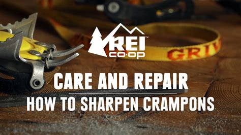 how to sharpen crampons  One will allow you to feel the burr, and one will likely slice you