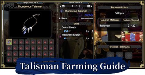 how to upgrade talisman mhr  The skills that are melded with a Talisman are not guaranteed