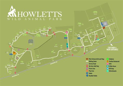 howletts zoo map  Experience Ethiopia