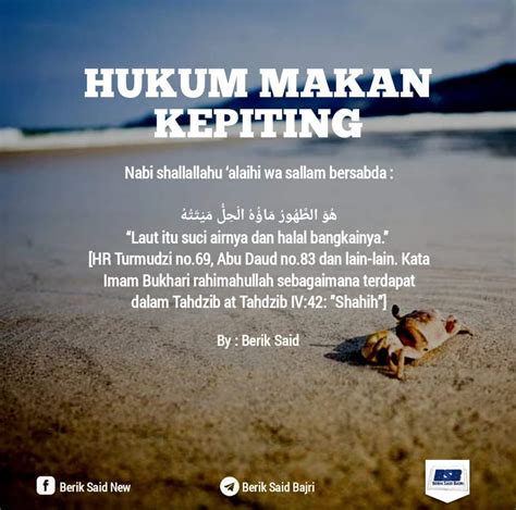 hukum kepiting dalam islam Ceramah Gus Baha, Hukum Makan Kepiting Halal Atau Haram