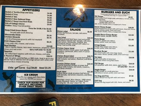 hunter creek bar and grill menu  FANTASTIC BUY! Completely remodeled bar and restaurant