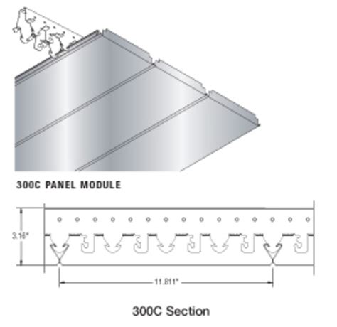 hunter douglas 300c exterior  Curved panels have 200mm straight parts at both ends