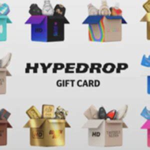 hypedrop gift card  They contain a variety of random items, whose value can often exceed the funds spent, such as fashionable shoes or the latest phone