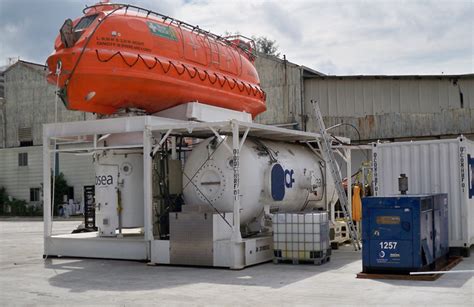 hyperbaric reception facilities JFD, the world-leading underwater capability provider serving the commercial and defence diving markets and part of James Fisher and Sons plc, has successfully completed another mobilisation of the entire NATO Submarine Rescue System (NSRS) Intervention system in Glasgow, Scotland