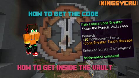 hypixel vault code  All you have to do is place down a command block, run a command, and you'll be all set