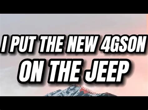 i put the new 4gs on the jeep lyrics  2023-02-26T18:54:25Z Comment by zuri