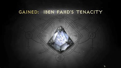 iben fahd's tenacity  Calculated with the binomial distribution: Assume every chest drops the tenacity with the given 1% chance regardless of the last (this allows for duplicates), but we then calculate 1 - Binom(n; 0; 0