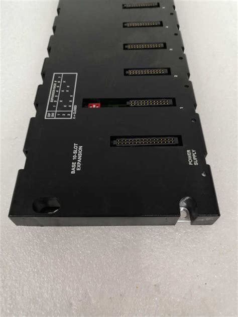 ic693chs392  It has 10 slots labeled serially from 1 to 10