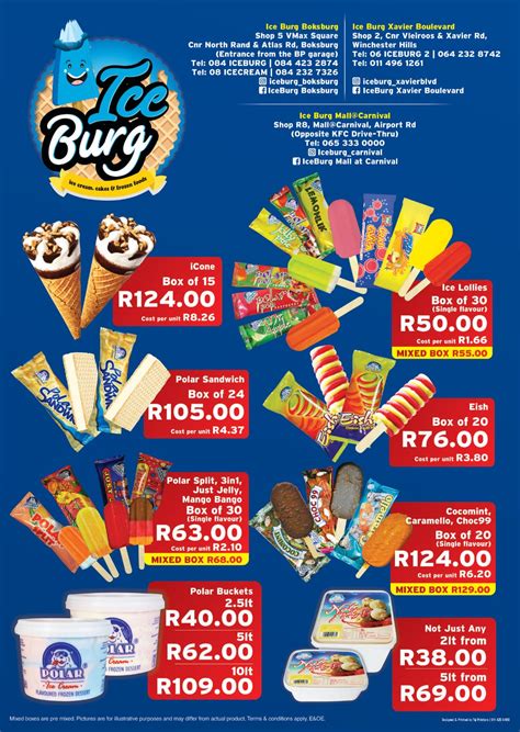 ice cream shop in boksburg  Froneri offers the full suite of ice cream products, from dairy ice cream to water ice, sorbet and organic ice cream, and from tubs to sticks to cones to name a few