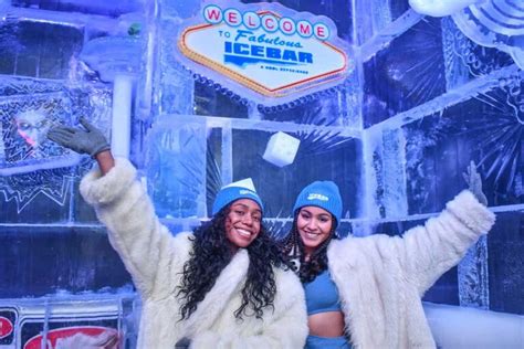 ice lounge vegas Minus5 Ice Bar Ticketing & Packages “Cool Experience“: The baseline package costs $24 and includes entry, gloves, and a parka