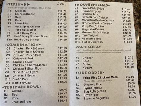 ichi teriyaki battle ground menu  Miguel’s will be the ONLY restaurant whom gets my money from here on out