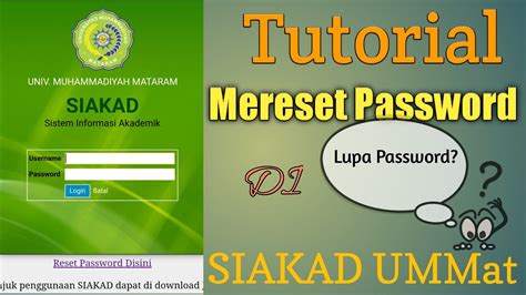 iim siakad  4) Jika sudah menerima email, maka klik link permintaan reset sehingga password dapat di-reset