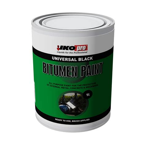 ikopro bitumen paint  Do not apply to surfaces previously treated with a tar