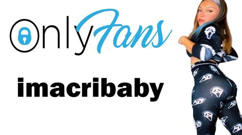 imacribaby onlyfan leaks  She’s been banned though