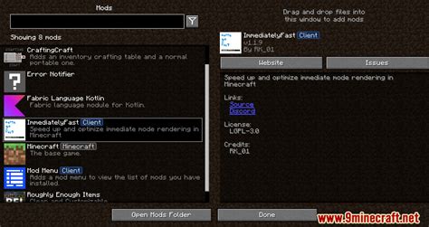 immediately fast mod ImmediatelyFast is an open source Fabric mod which improves the immediate mode rendering performance of the client