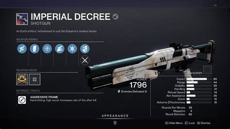 imperial decree light gg  To get Imperial Decree legendary Shotgun for you, our professional booster will have to complete