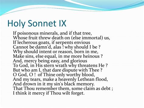 in donne's sonnet what does the phrase weegy  D
