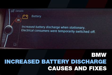 increased battery discharge bmw com So there you have it—the four possible culprits behind your BMW’s battery blues