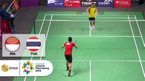 indonesia vs thailand badminton  Turnamen bulu tangkis beregu campuran paling bergengsi dunia itu