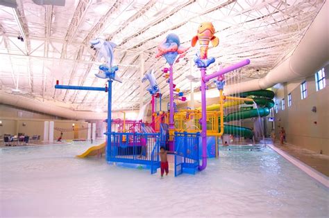 indoor water park council bluffs ia  Grand Harbor Resort and Waterpark, Dubuque