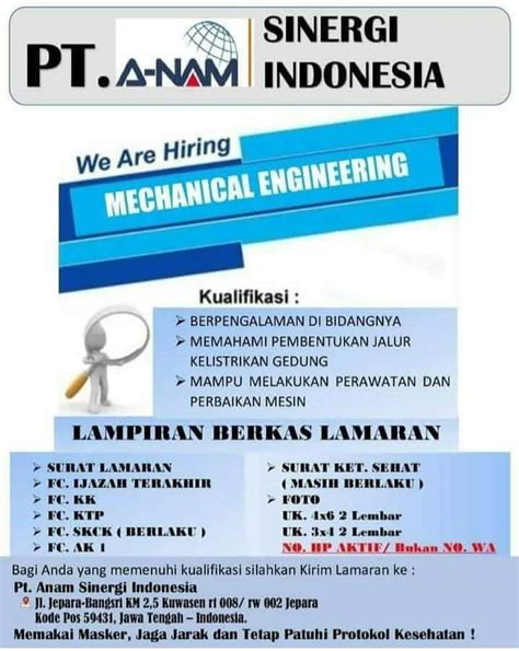 info loker jepara hari ini  In this position you will ensure the Quality of all finished goods, manage & develop skills and training the team members continually, implement the appropriate…