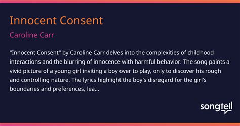 innocent consent caroline carr meaning  · New York