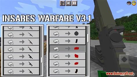 insare's warfare v5  InSaReaddon creator support YouTube channel -InSaRe-of This addon : Insare-gunsInSaRe's WARFARE Addon V3