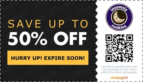 insomnia cookies promo code first order totals