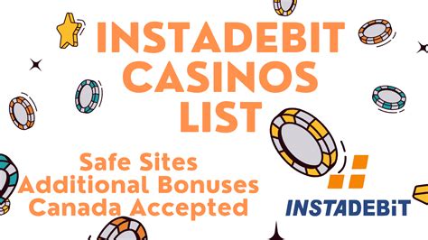 instadebit review  For several reasons, using InstaDebit as an online banking method that can be utilized to make deposits at online casinos is highly recommended