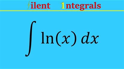 integral of lnx  When I try to calculate the integral of $ln x$ from 0 to 1, I always get the following result